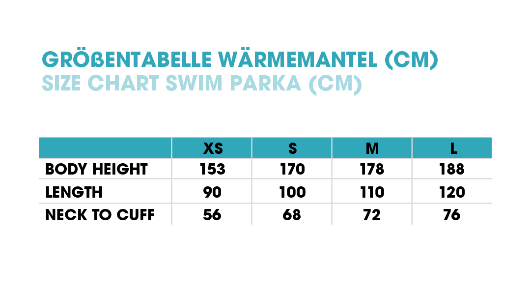 Wärmemantel, Erwachsene | Schwimmschule Lorenzen