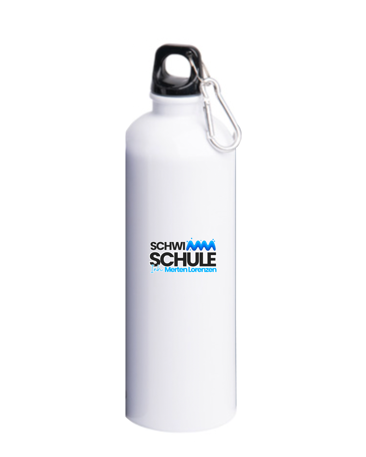 Trinkflasche Weiß | Schwimmschule Lorenzen