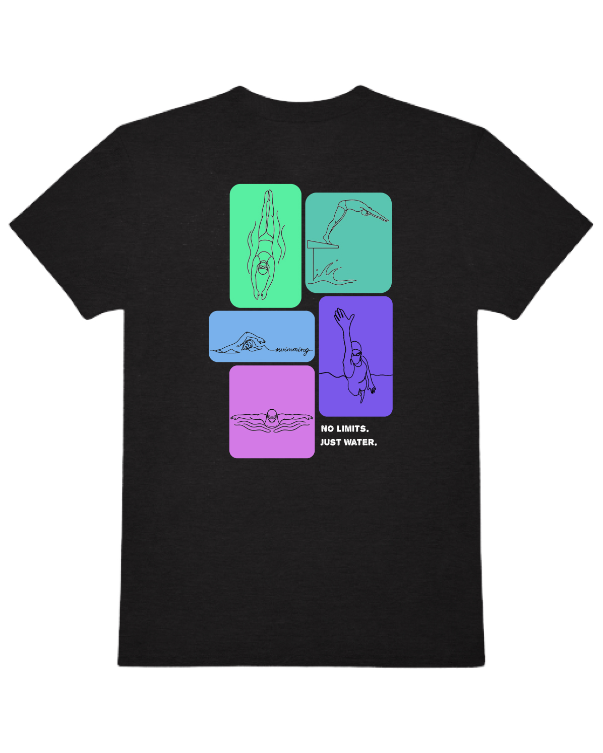 Baumwollshirt V-Neck, Herren & Damen | Sunny's SchwimmSchule